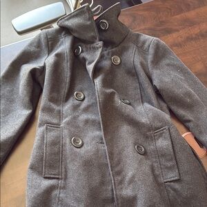 Stylish Gray Peacoat